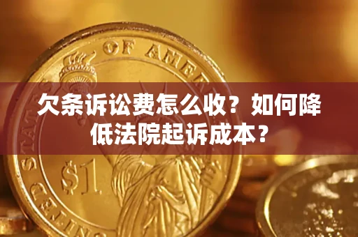北京欠条诉讼费怎么收？如何降低法院起诉成本？